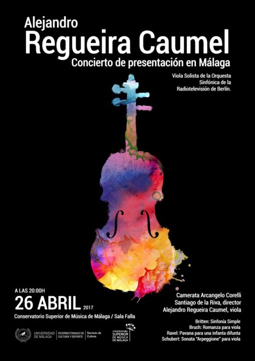 Concierto violista alejandro regueira orquesta arcangelo corelli