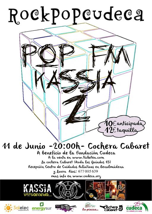 Rock Pop Cudeca Concierto solidario de la fundación cudeca