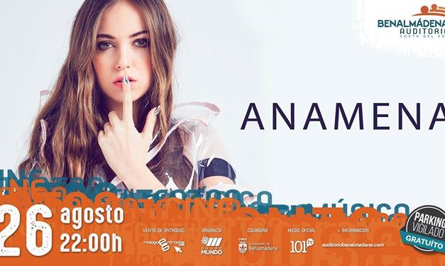 Ana Mena – Auditorio Municipal Benalmádena